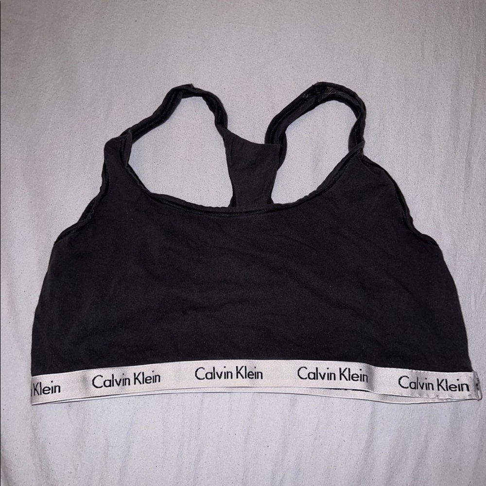 Calvin Klein Black L Sports Bra
